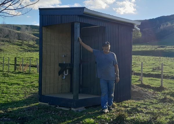 Practical but very fundamental structure built to accommodate our manuhiri (visitors) at the carpark.