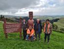A hui (meeting) on Te Taumata with Hawkes Bay Māori Tourism.